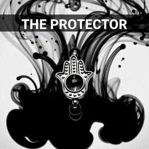 Hamsa Hand + Black Stone Beaded Ring! Protections + Blessings! Custom Size Avail